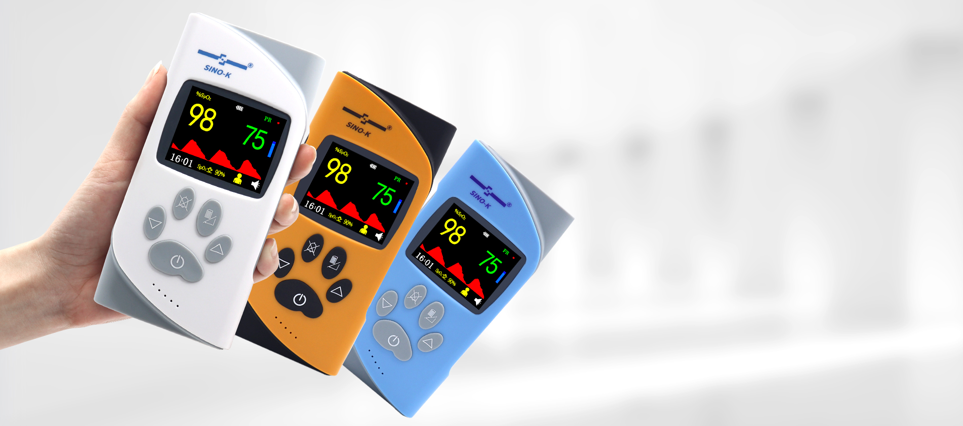 New Products
SPH100 
Handheld Pulse Oximeter